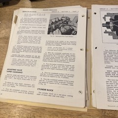 Vintage Massey Ferguson MF 300 Combine Service Manual 19966/1967