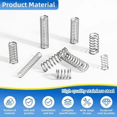 380PCS Stainless Steel Compression Springs Assortment Kit – Small & Tiny Springs
