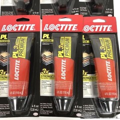 6-4 oz Tubes of LocTite PL Premium Construction Interior/Exterior Adhesive New