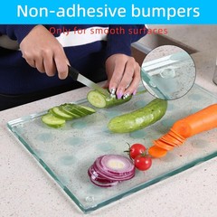 Glass Table Top Anti Slip Pads, 50 Pcs Bumpers, Clear