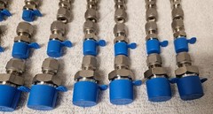 Lot 40 New SSP ISSG4 Stainless 1/4″ Tube Union Elbows Fittings Griplok Swagelok