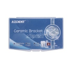 AZDENT Dental Orthodontic Ceramic Braces Bracket Roth MBT 0.018/.022 Hooks 3-4-5