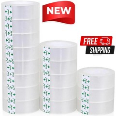 Clear Transparent Tape Rolls 3/4″ x 1000″ Dispenser Refill 16 Tape Rolls Scotch