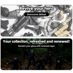 Action Figure Repair Kit: 50 O-Rings, 100 Screws, and as shown in the picture
