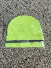 Safety, Yellow Beanie, Or Safety Brand New In Package Never Worn