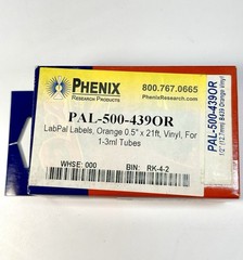Brady PAL-500-439OR ORANGE Vinyl Label 1/2” For ID/LAB PAL & BMP 21-Plus