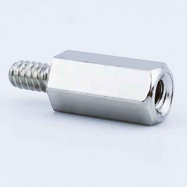 ABBATRON 8250 SPACER/STANDOFF, HEX BRASS 6.35MMX12.7MM