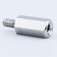 ABBATRON 8250 SPACER/STANDOFF, HEX BRASS 6.35MMX12.7MM