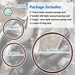 2.0T Vacuum Pump Rebuild Gasket Seal Kit Replacement for Jetta, GTI, GLI, Passat