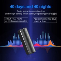 Voice Recorder 16GB Digital Audio Magnetic Device Sound Dictaphone USB MP3 Mini