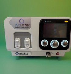 Iridex Cyclo G6 Ophthalmic Laser Console W/ Footswitch, Powers On, As Is (READ)