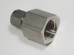 1-Swagelok Stainless Steel Connector, 3/8″ OD Tube x 1/2″ Female NPT, SS-600-7-8