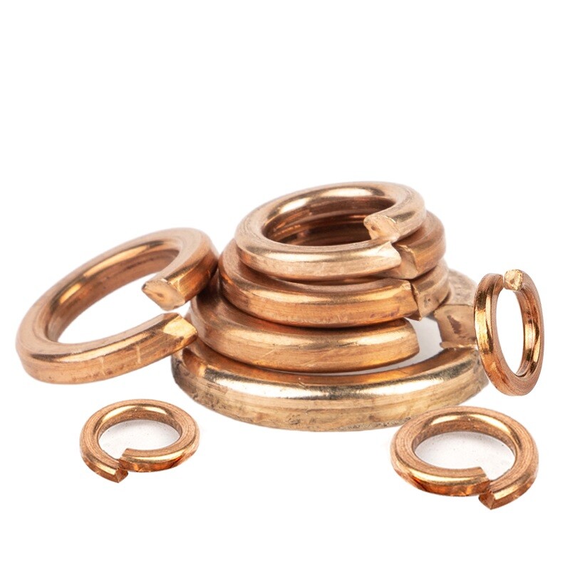 Copper Spring Lock Washers Bronze Square Coil Section M2M3M4M5M6M8M10M12M14-M22
