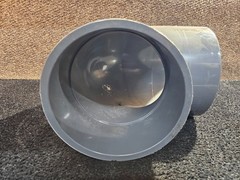 Charlotte 806-100 10″ Schedule 80 PVC Molded Elbow – Slip x slip, Gray