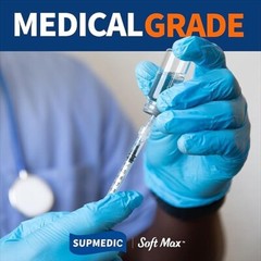 Supmedic Store Latex / Powder-Free Medical Nitrile Exam Gloves, Blue, 100 Pack