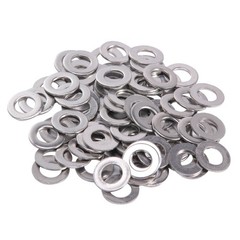 660 Pieces of 304 Stainless Steel Washers Flat Washer Assortment Set Kit 6 Sizes