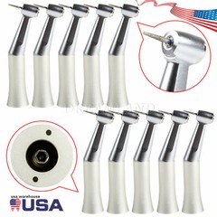 1-10 NSK Style Dental Slow Low Speed Handpiece Contra Angle 1:1 Fit FG 1.6mm Bur