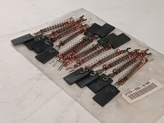 Lot of 12 Paralell Carbon Brushes for DC Motor 4 in L x .75 in W x 0.125 in D