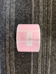 (QTY 8) Rollo Direct Thermal 2×1 Sticker Labels, Roll of 1,000 Pink Rectangular