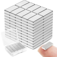100Pcs Strong Neodymium Magnets Bar, Heavy Duty Rare Earth Magnets, Rectangul…
