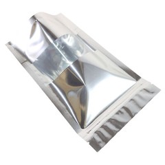 200 Silver Stand-Up Dry Food Mylar Pouches for Seeds and Grains