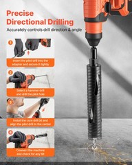 VEVOR Core Drill Bit Diamond Dry Coring Bit 2 inch Diameter 9-1/2 inch Depth