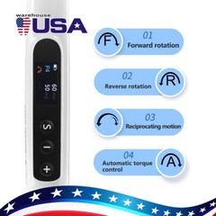 Dental Wireless LED Endo Motor 16:1 Contra Angle With Apex Locator Root Canal