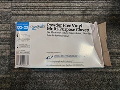 (QTY 1000) OmniShield 332-23 Large Blue Vinyl Powder Free Multi-Purpose Gloves