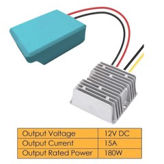 DC 18V to 12V 180W Step Down Voltage Converter For Makita 18v Battery Regulator