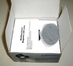 Lot 3 NOS NEW Luminasonic LED Rechargeable Wall Light 2000mAh F1 Black 3 Colors