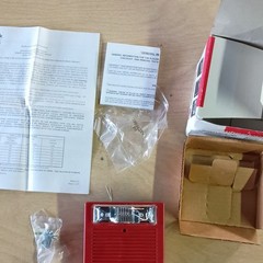 Wheelock E70-24MCW-FR Red Fire Alarm Speaker Strobe Audible/Strobe
