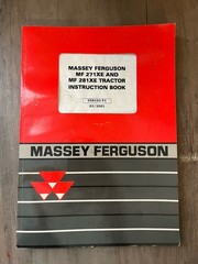 Massey Ferguson MF 271XE and MF 281XE Tractor Instruction Book