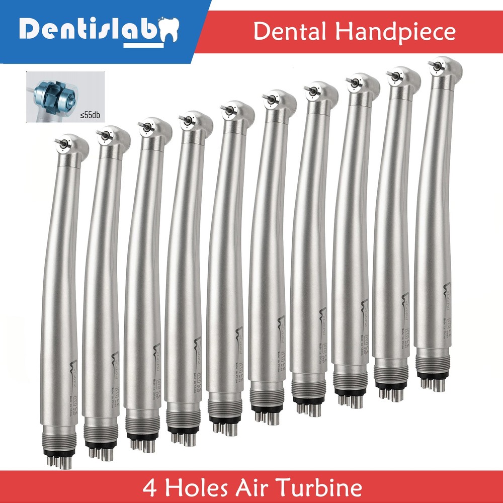 10PCS Dental High Speed Handpiece 4 Holes Air Turbine for NSK PANA MAX Style