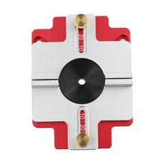 Two in Woodworking Slotting Plate with Aluminum Alloy Handle and Brass Nut