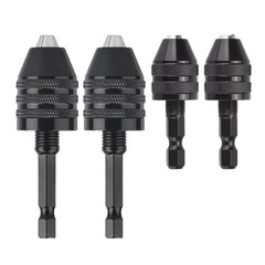4Pcs 1/4-inch hex shank Versatile Conversion Drill chuck for 0.3-6.5 mm/3.6 mm