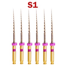Dental Endo Rotary Files X-Pro Gold Taper NITI Root Canal Files 21/25/31MM 6Pcs