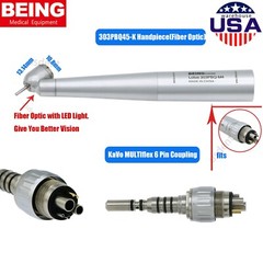 BEING Dental 45 degree Surgical Handpiece Fiber Optic Turbine For KaVo MULTIflex