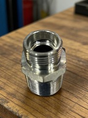 Mini Excavator M26X R3/4 BSPT Hydraulic Filter Adapter1hOZa