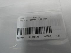 The L.s. Starrett Co 267 Taper Gauge 1/16in