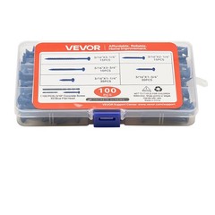 VEVOR Concrete Screws Masonry Screws 3/16 inch 100 PCS 5 Lengths Phillips Head