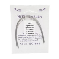 Dental Orthodontic Super Elastic Niti Round Arch Wire Ovoid/Nature Form/Square