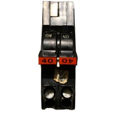 FPE Federal Pacific 40 Amp 2 Pole NC240 Stab-Lok Breaker Mini THIN NC