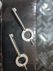 Peerless Standard Handcuff Key, Nickel (PAIR)