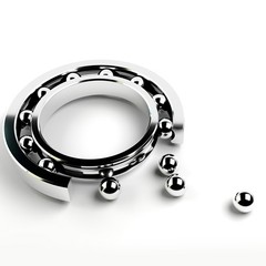 300pcs Precision Balls 4mm Diameter G25 Chrome Steel Ball for Bearings, Silver