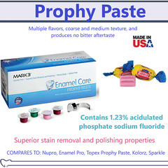 Dental Prophy Paste Up to 400 Prophylaxis Non Splatter Mark3 All types & Flavors