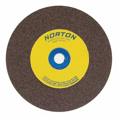 Norton Abrasives 07660788280 Grinding Wheel, T1, 8X1x1, 100/120G, Brown