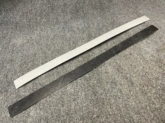 Vidmar Drawer Label Edge Backing Cover Stanley Plastic Light Grey 22″ x 1.25″
