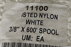 Aamstrand 3/8″ X 600Ft Twist Nyl White Spool 11100