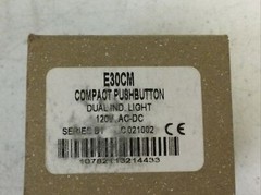 NEW, CUTLER-HAMMER E30CM COMPACT PUSHBUTTON DUAL INDICATING LIGHT, FREE SHIPPING