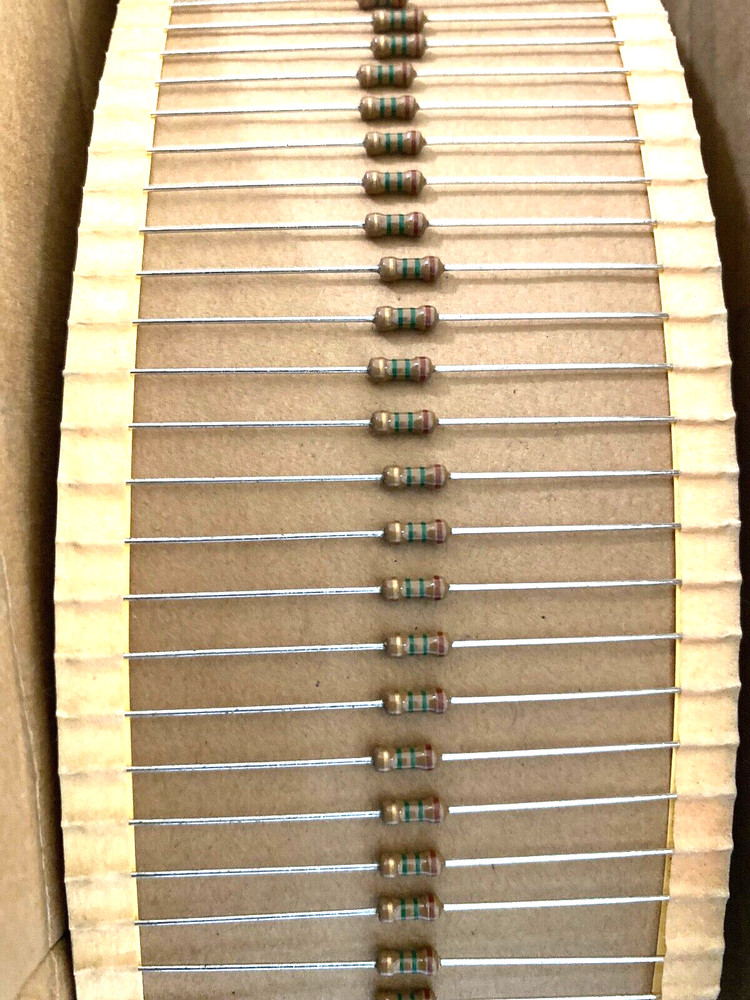 1.5M Ohms KOA Speer Carbon Film Resistor 5% Tol 1/4w CF 1/4 155 J T52 (100 pcs.)
